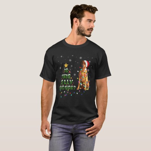 T-shirt Est-Ce Que C'Est Assez Jolly Assez Rhodesian Ridge (Devant entier)