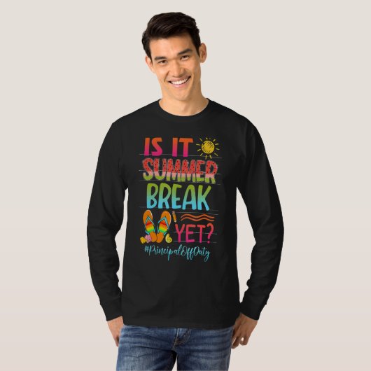 T-shirt Est-Ce Que C'Est Pause D'Été Pourtant Principal Ho (Devant entier)