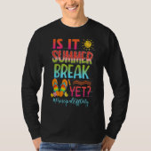 T-shirt Est-Ce Que C'Est Pause D'Été Pourtant Principal Ho (Devant)