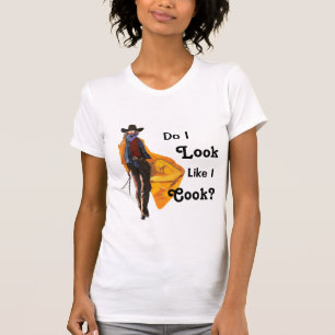 T-shirt Est-ce que cow-girl, je regarde comme je fais