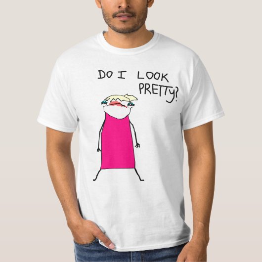 T-shirt Est-ce que je regarde assez ? (Devant)