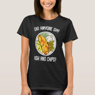 T-shirt Est-Ce Que Quelqu'Un A Dit Fish & Chips Hot Dish F