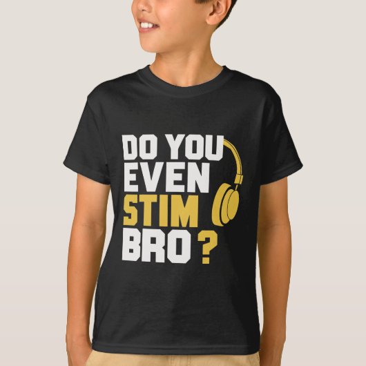 T-shirt Est-ce que tu stim même, mec (Devant)