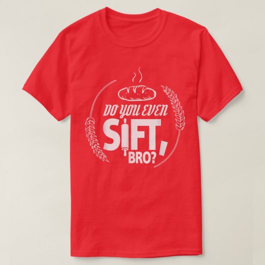 T-shirt Est-Ce Que Vous Avez Même Sift Brun (Design devant)