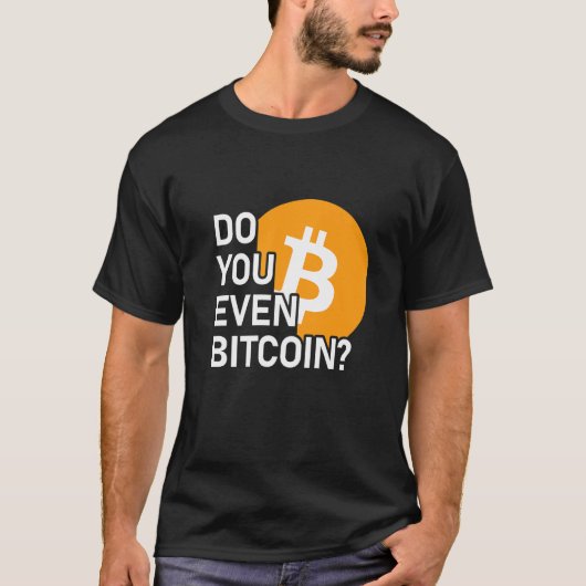 T-shirt Est-Ce Que Vous Même Bitcoin Coin Crypto (Devant)