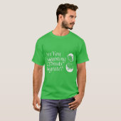 T-shirt Est-ce que vous suggérez que les noix de coco migr (Devant entier)