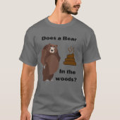 T-shirt Est-ce qu'un Ours est dans les bois ? (Devant)
