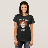 T-shirt Est-Ce Une Boite Feuille Halloween Ghost Drôle Cad (Devant entier)