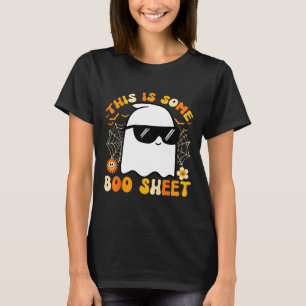T-shirt Est-Ce Une Boite Feuille Halloween Ghost Funny Coo