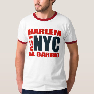 T-shirt est de logo de Harlem de banlieue d'EL par