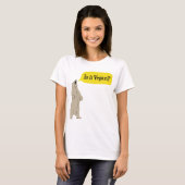 T-shirt Est-il végétalien ? Ours affamé (Devant entier)