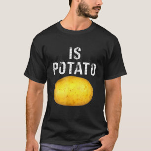 T-shirt Est La Pomme De Terre À La Télévision Comme On Le