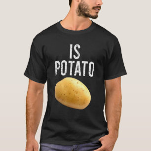 T-shirt Est La Pomme De Terre À La Télévision Comme On Le