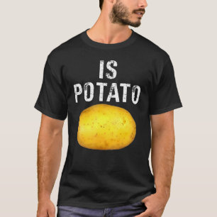 T-shirt Est La Pomme De Terre À La Télévision Comme On Le