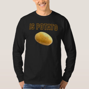 T-shirt Est La Pomme De Terre À La Télévision Comme On Le