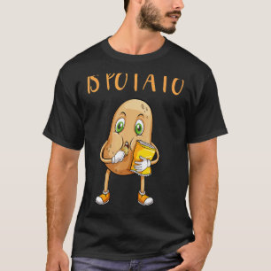 T-shirt Est La Pomme De Terre À La Télévision Comme Vu Sur