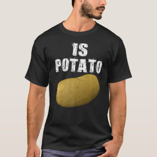 T-shirt Est La Pomme De Terre Comme On Le Voit À La Télévi