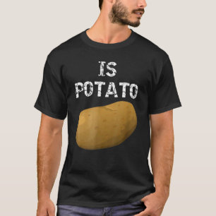 T-shirt Est La Pomme De Terre Comme On Le Voit À La Télévi