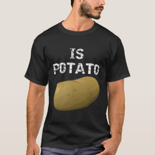 T-shirt Est La Pomme De Terre Comme On Le Voit À La Télévi