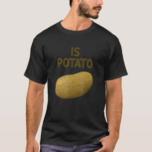 T-shirt Est La Pomme De Terre Comme On Le Voit À La Télévi