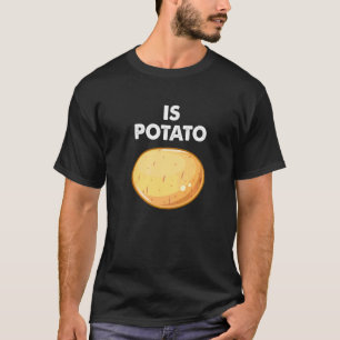T-shirt Est La Pomme De Terre Comme On Le Voit À La Télévi