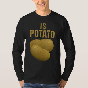 T-shirt Est La Pomme De Terre Comme On Le Voit À La Télévi