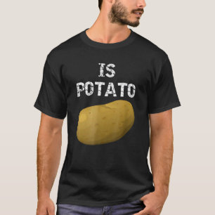 T-shirt Est La Pomme De Terre Comme On Le Voit Sur La Télé