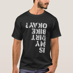 T-shirt Est Mon Vélo De Chemise D'Accord Moto Distressed G