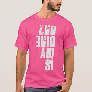 T-shirt Est mon vélo OK Drôle Accident Vélo Humour vélo 