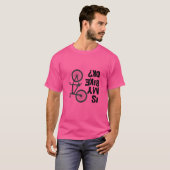 T-shirt Est Mon Vélo OK Funny VTT (Devant entier)