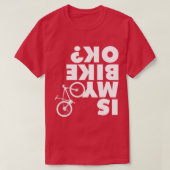 T-shirt Est Mon Vélo OK Funny VTT (Design devant)