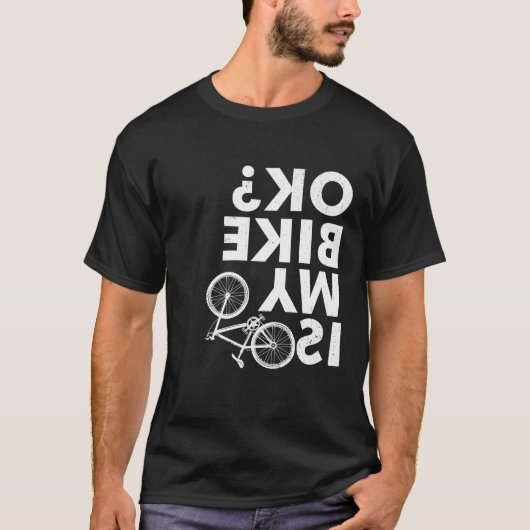 T-shirt Est Mon Vélo OK - Funny VTT (Devant)