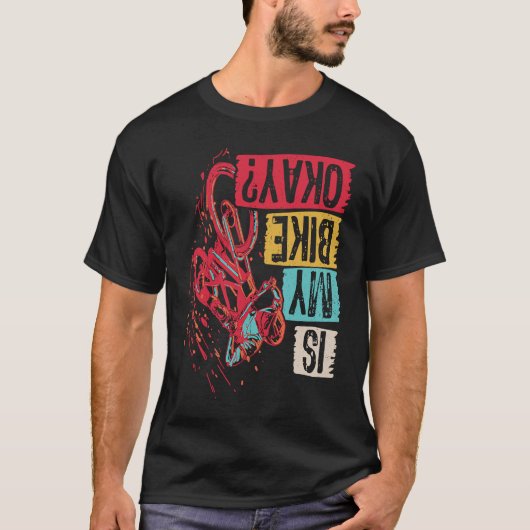 T-shirt Est Mon Vélo Ok Vélos Vélos Vélos Vélo BMX Vélos (Devant)