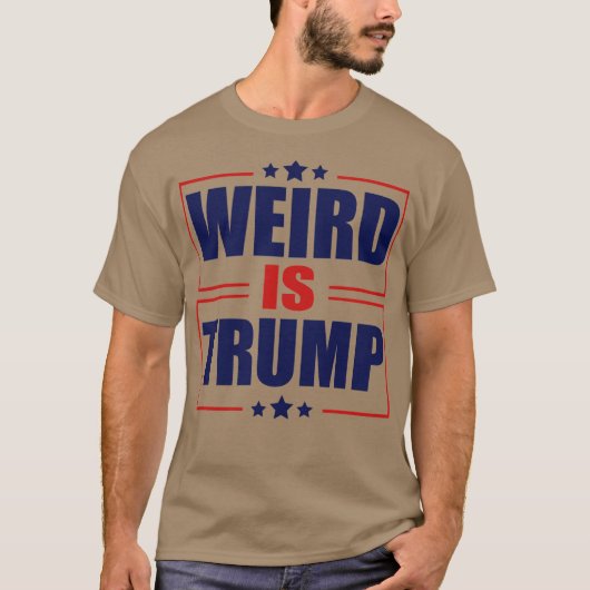 T-shirt Est Mot Minimaliste Étrange (Devant)