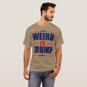 T-shirt Est Mot Minimaliste Étrange (Devant entier)