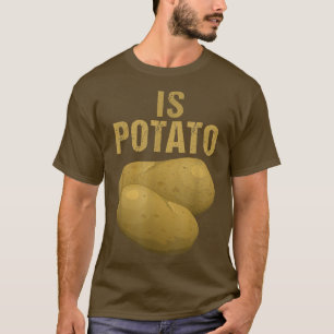 T-shirt Est pomme de terreVu à la télévision en fin de soi