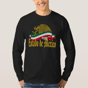T-shirt Estado De Mexico Drapeau De L'Aigle Jaune Puro Edo
