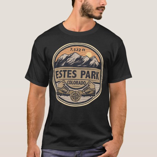 T-shirt Estes Park Colorado (Devant)