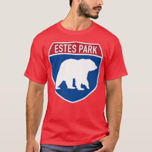 T-shirt Estes Park Colorado Bear CO Highway Interstate Sig