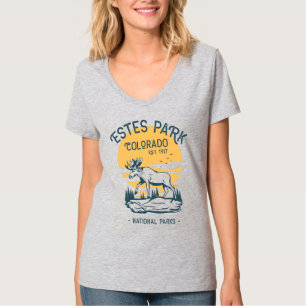T-shirt Estes Park Colorado National Park Elk Sunset