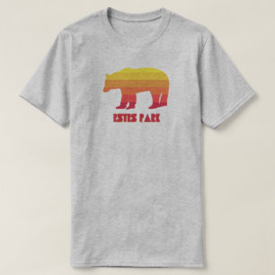 T-shirt Estes Park Colorado Ours arc-en-ciel