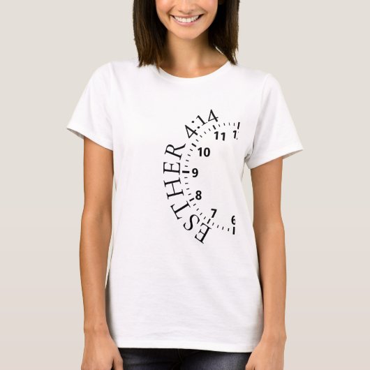 T-shirt Esther 4:14 Christian (Devant)