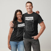 T-shirt ESTHETICIAN Nutrition Facts Sarcastic Graphic (Unisexe)