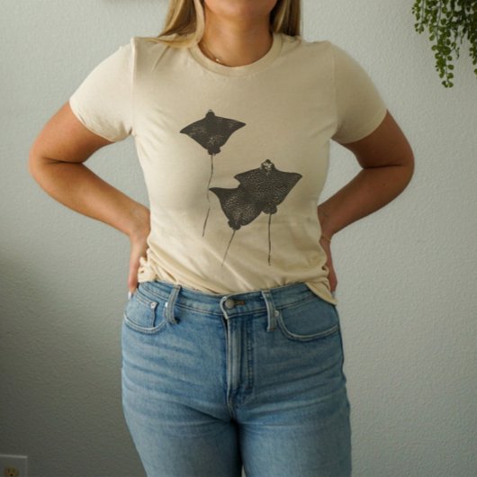 T-shirt esthétique Aigle Ray Grunge tacheté