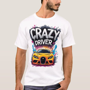 T-shirt Esthétique artistique de la mode de rue graffiti d