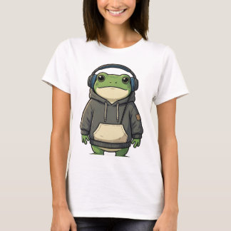 T-shirt esthétique Casque Grenouille Détente