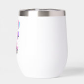 T-shirt esthétique déplaisant Éffrayant mignon gra (Arrière)