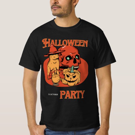 T-shirt esthétique déplaisant Éffrayant mignon gra (Devant)