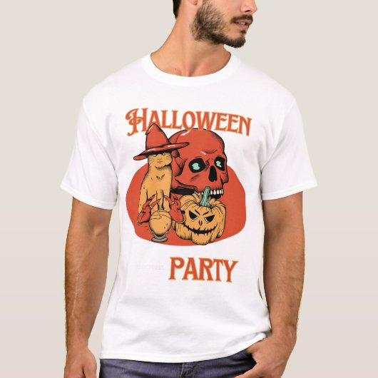 T-shirt esthétique déplaisant Éffrayant mignon gra (Devant)