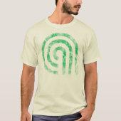 T-shirt Esthétique détruit vert (Devant)